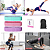 Kit 3 Faixas Elásticas de Resistência para Exercícios, Glúteos, Pilates e Treino Funcional - Imagem 3