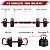 Kit Halteres Ajustáveis 15kg 3 em 1 com Barra, Kettlebell e Extensor para Musculação - Imagem 3
