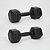 Par de Halteres Sextavados 4kg, 5kg, 7,5kg e 10kg para Musculação e Treino Funcional - Imagem 2