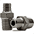 Niple Inox 304 Emenda Redução 1/4" > 1/8" BSP - Imagem 1