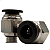 Conexão União Reta Macho Tubo 10mm - Rosca 1/8" BSP - Imagem 1