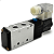 Válvula Simples Solenoide 5/2 vias Rosca 1/8" BSP - 110v - Imagem 1