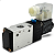 Válvula Simples Solenoide 3/2 vias Rosca 1/4" BSP - 24v - Imagem 1