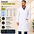 Jaleco Masculino Oxford Branco Sênior Uniformes - Imagem 3