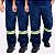 Kit 3 Calças Para Trabalhar Brim Pesado Com Reforço Entre Pernas Com Faixa Sênior Uniformes - Imagem 1