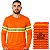Kit 10 Camisetas Manga Longa Com Faixa Refletiva - Imagem 1