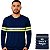 Kit 5 Camisetas Manga Longa Com Faixa Refletiva - Imagem 14