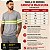 Kit 5 Camisetas Com Faixa Refletiva - Imagem 3