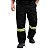 Calça Com Faixa Refletiva De Brim Pesado Para Trabalhar Com Reforço Entre Pernas Sênior Uniformes - Imagem 13