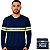 Kit 3 Camisetas Manga Longa Com Faixa Refletiva - Imagem 13
