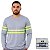 Kit 3 Camisetas Manga Longa Com Faixa Refletiva - Imagem 15