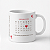 Caneca Personalizada Casal com Foto, Nomes e Data - Imagem 1