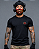 Camiseta Concept Ronin Apparel Don't Tread On Me Japan Preta com Estampa nas Costas - Imagem 2