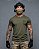 Camiseta Memento Mori Ronin Apparel Verde Militar com Estampa nas Costas - Imagem 2