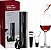 Kit Abridor de Vinho Elétrico Automático a Pilha com Aerador, Tampa a Vácuo e Cortador de Lacre - Imagem 2