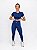 Conjunto Lyon Cropped Manga Curta + Legging Cintura Alta - Imagem 11