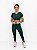 Conjunto Lyon Cropped Manga Curta + Legging Cintura Alta - Imagem 1