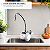 Torneira Elétrica de Parede Lorenzetti Versátil 220V 5500W Branco e Cromado - Imagem 2
