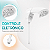 Ducha Eletrônica Zagonel ND Branca 7.700W 220V com Controle de Temperatura - Imagem 3