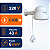 Chuveiro Eletrônico Zagonel Master Banho Branco 7.500W 220V com Controle de Temperatura - Imagem 3