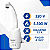 Torneira Elétrica Zagonel Luna 4 Temperaturas de Parede Branca 5.500W 220V - Imagem 5