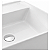 Cuba de Semi Encaixe Docol QD3 Quadrada com Mesa 41x41cm Branca – 00970126 - Imagem 5
