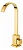 Torneira Lavatório Gmc Madrid 6398 Gold Bica Alta Gold Acetinado - Imagem 1