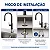 Misturador Monocomando Gmc Milão Extensível Cinza 5424 - Imagem 5