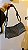 Bolsa baguete preta de strass - Imagem 1
