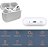 Fone Bluetooth Compatível iOS Android Samsung iPhone Branco - Imagem 3