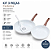 Kit 2 Frigideiras Com Espátula Antiaderente Vista Home - Imagem 4