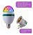 Lâmpada LED Bola Maluca RGB Giratória 7 Leds Festa - Imagem 6