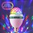 Lâmpada LED Bola Maluca RGB Giratória 7 Leds Festa - Imagem 4