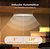 Luminária LED 8 Leds Sensor Presença Recarregável Branco - Imagem 6