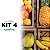 Kit 4 de Frutas - 9 itens - Imagem 1