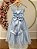 Vestido Infantil Azul C/ Renda e Tule De Brilho - Imagem 4