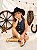Conjunto Infantil Colete e Short Jeans C/ Cinto Boiadeira Country - Imagem 4