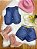 Conjunto Infantil Colete e Short Jeans C/ Cinto Boiadeira Country - Imagem 3
