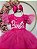 Vestido infantil da Barbie Pink Glitter Luxo - Imagem 4