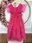 Vestido infantil da Barbie Pink Glitter Luxo - Imagem 5