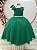 Vestido Infantil Longo Verde Bandeira Daminhas Formaturas - Imagem 1