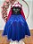 Fantasia Infantil Princesas Anna Frozen C/ Capa Festas Luxo - Imagem 7