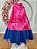 Fantasia Infantil Princesas Anna Frozen C/ Capa Festas Luxo - Imagem 11