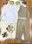 Conjunto Social Pajem Camisa Branca Calça e Colete Caqui - Imagem 3