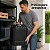 Galão Preto De Água 20l Bombona Plástica Resistente Com Tampa Rosqueável E Alça Para Transporte Prático Ideal Para Armazenamento Seguro - Imagem 3