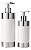Kit Dispenser De Banheiro Premium 300ml + 500ml 2 Peças - Imagem 6