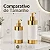 Kit Dispenser De Banheiro Premium 300ml + 500ml 2 Peças - Imagem 3