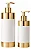 Kit Dispenser De Banheiro Premium 300ml + 500ml 2 Peças - Imagem 1