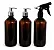 Kit Barbeiro 3 Frascos 500ml 2 Pump E 1 Borrifador Spray - Imagem 1
