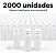 2000 Frascos Flaconete 20 ml com Tampa de Pressão - Imagem 1